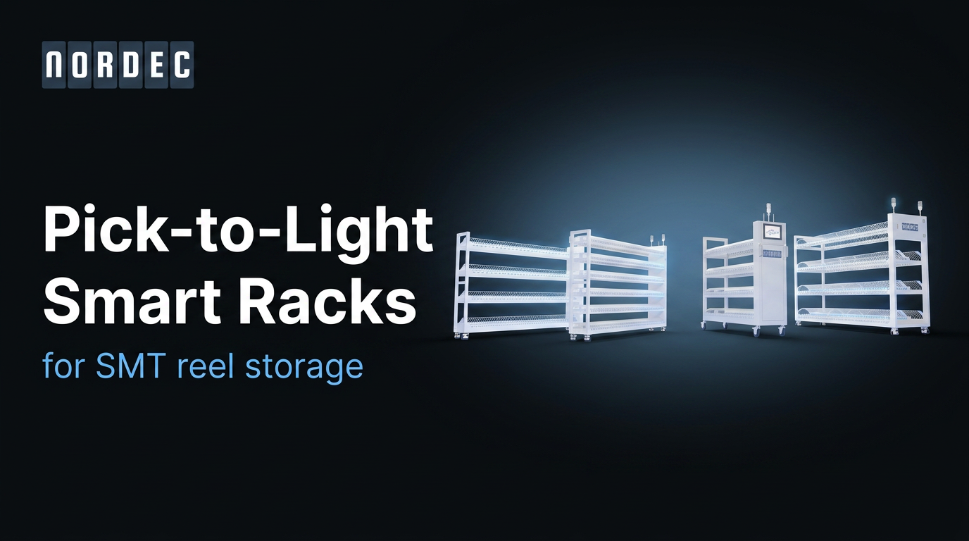 Smart Racks Logo Nordec — Pick-to-Light Smart Racks for SMT Reels
